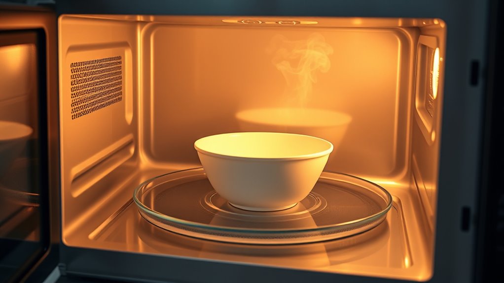 adjust microwave power carefully