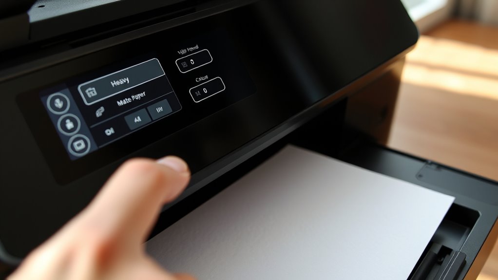 adjust printer settings for watercolor