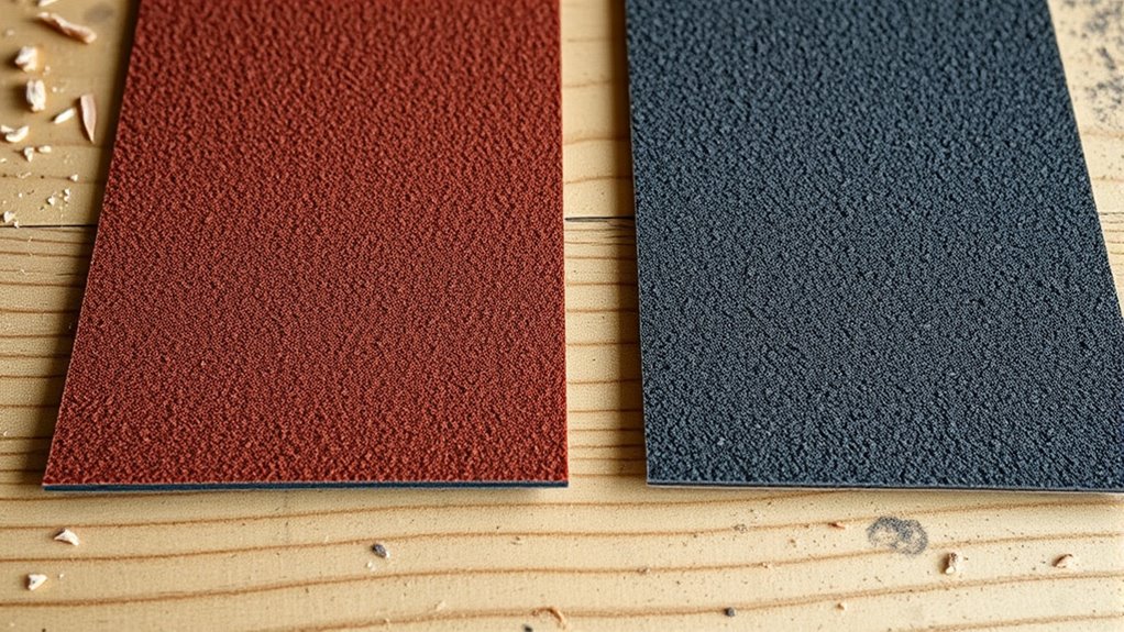 aluminum oxide outlasts garnet