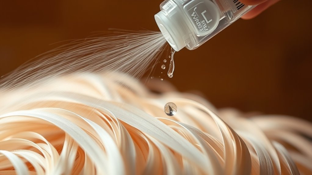 apply waterproof spray carefully