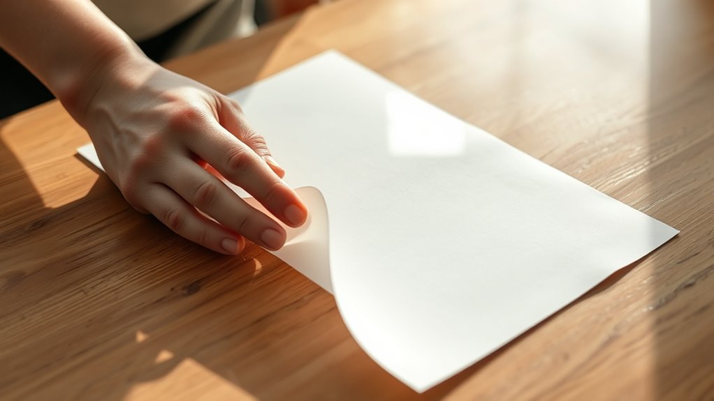 assess paper for damage
