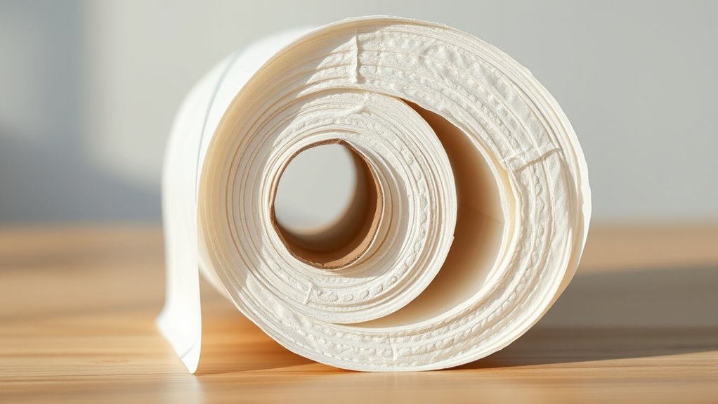 average toilet paper width