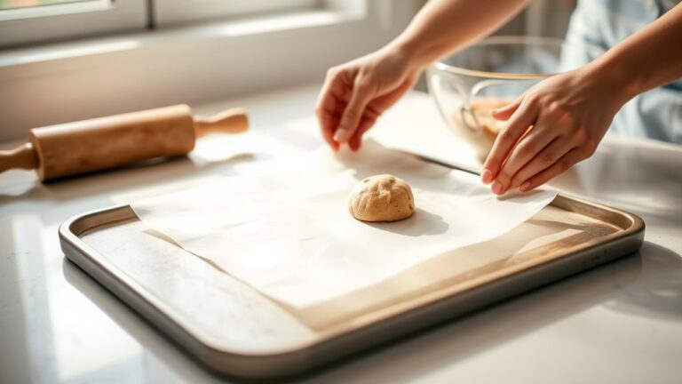 avoid baking directly on wax paper