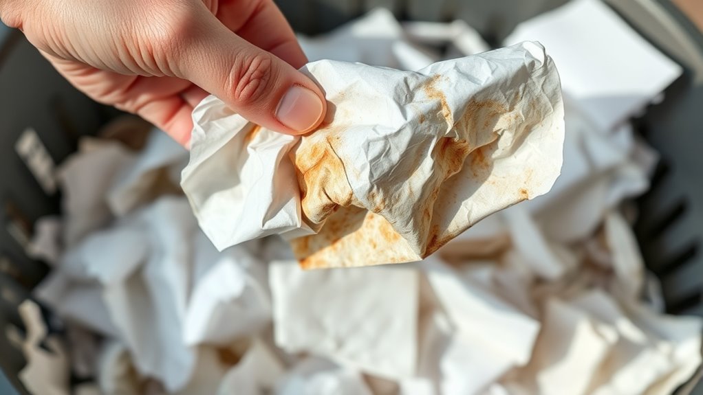 avoid food and oil contamination