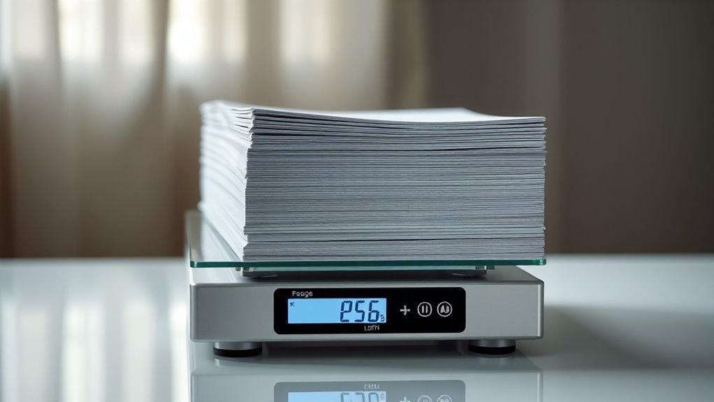calculating paper box weight