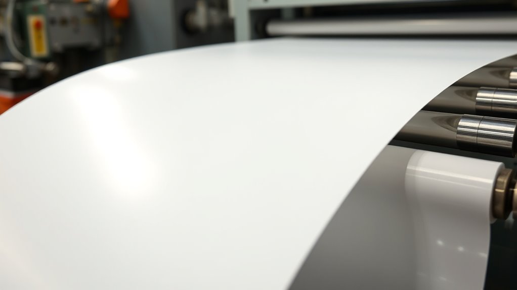 calendering improves surface quality