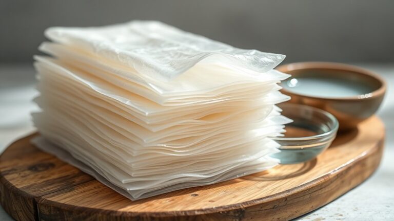 calorie content of rice wrappers