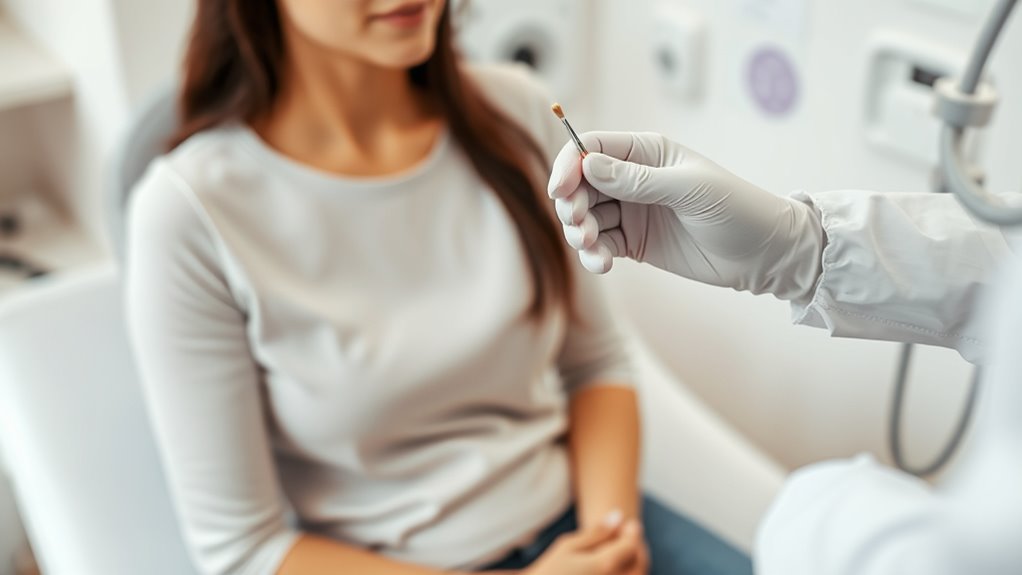 cervical cell collection procedure