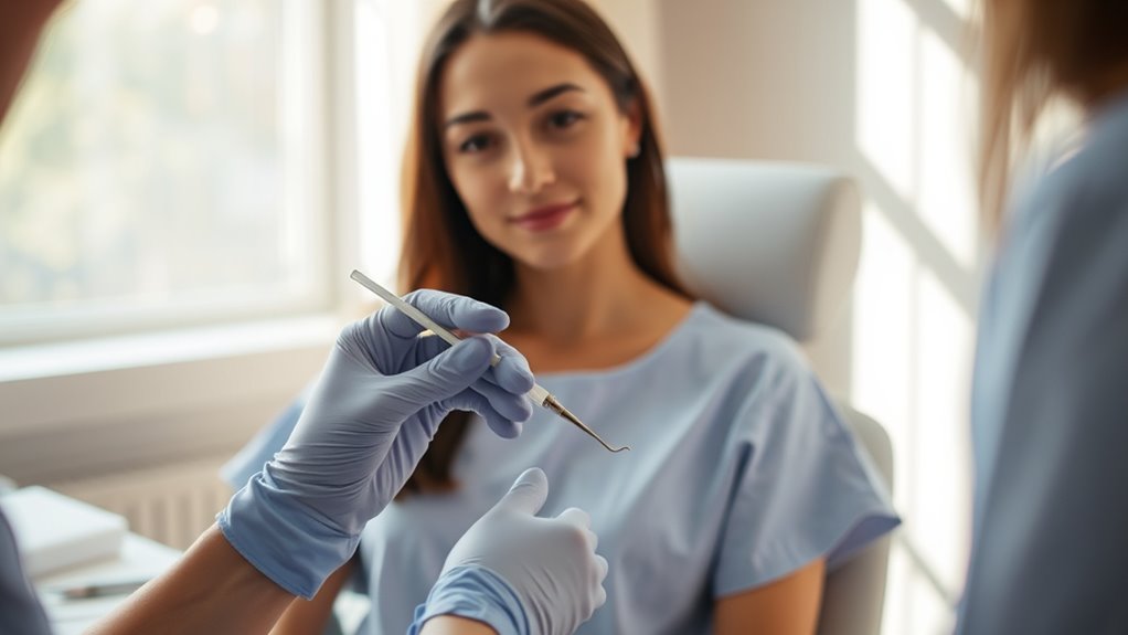 cervical cell collection procedure