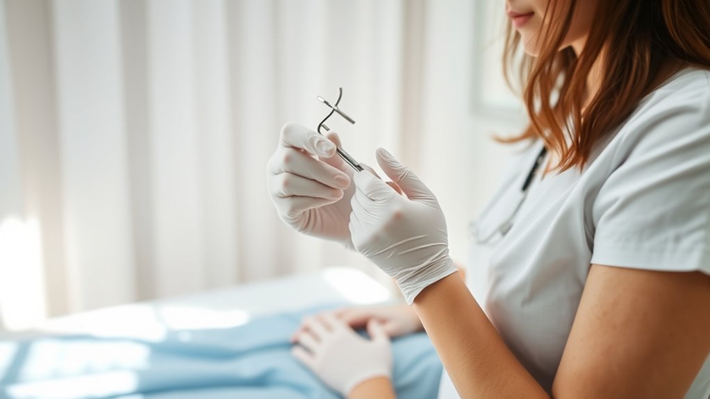 cervix cell collection procedure
