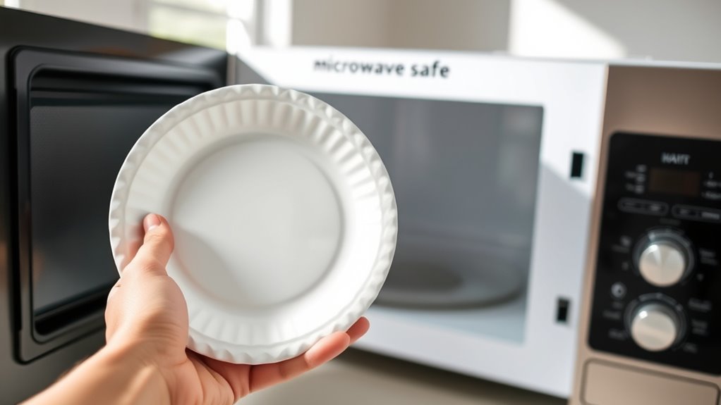 check for microwave safe label