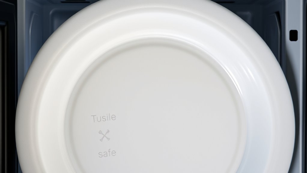 check for microwave safe labels