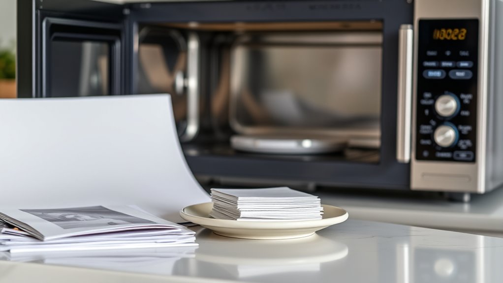 check paper microwave safety