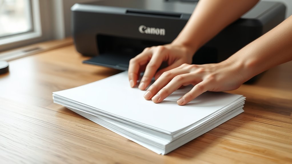 choose and align paper