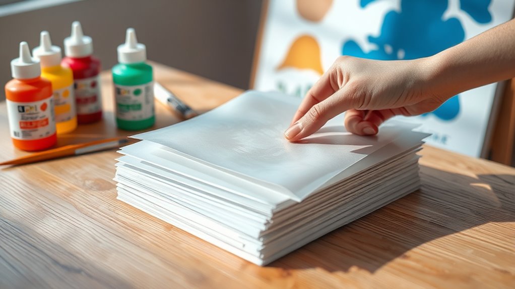 choose appropriate stencil paper