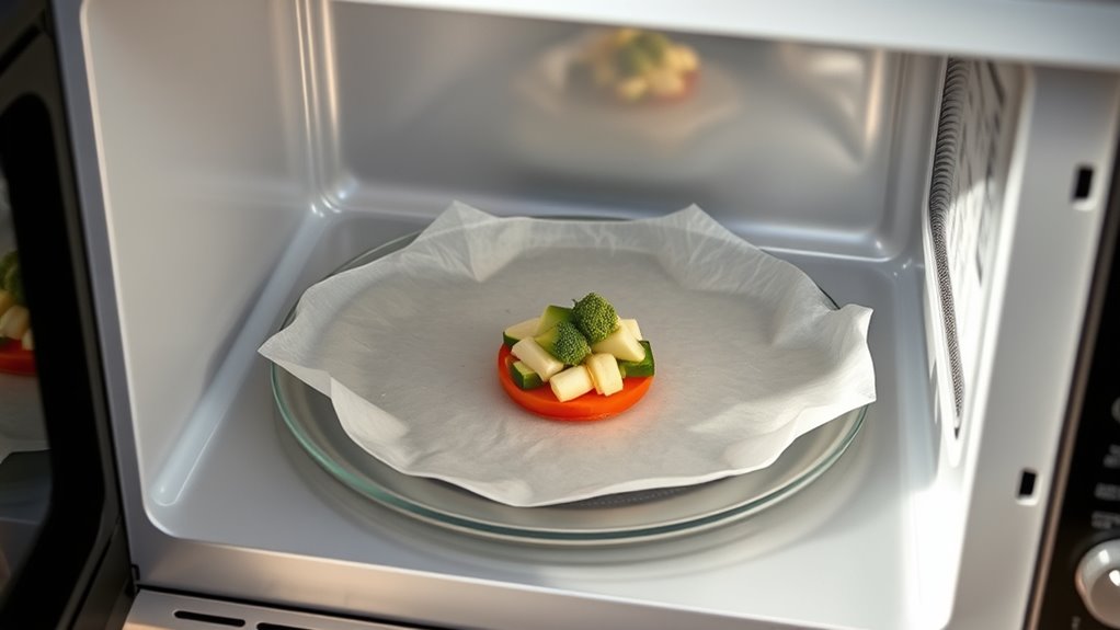 choose microwave safe parchment
