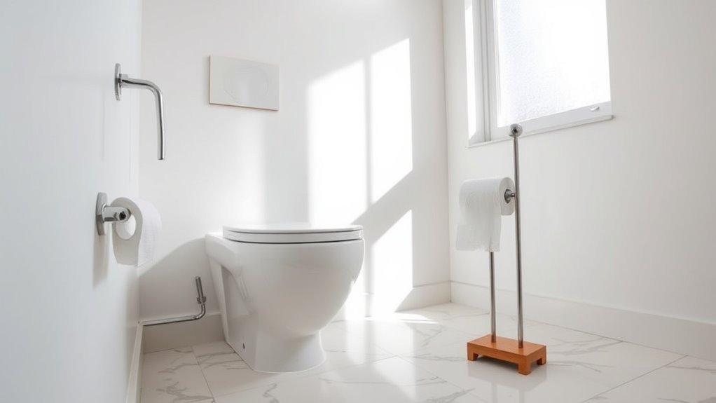 choose wall or freestanding