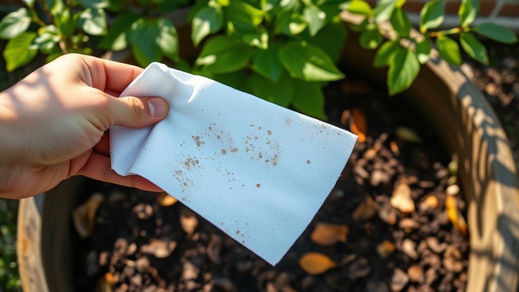 compost chemical free clean paper