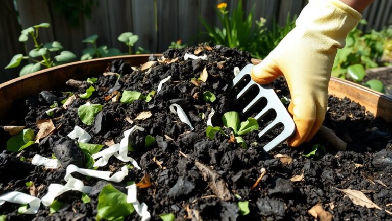composting paper towels safely