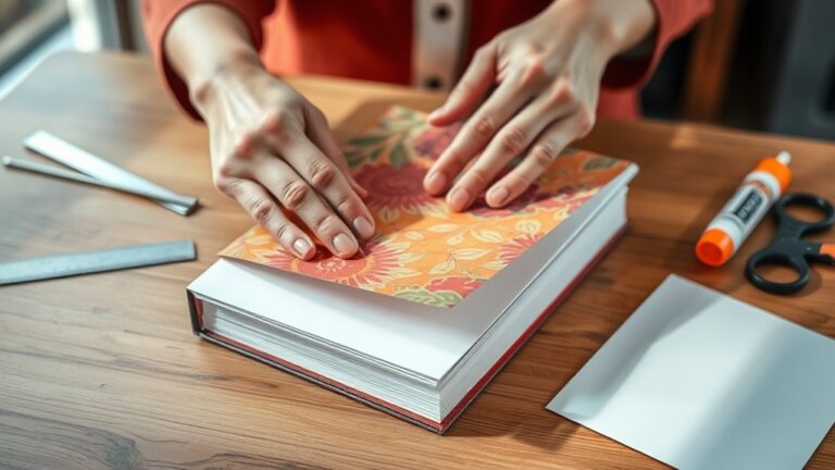create a diy book cover