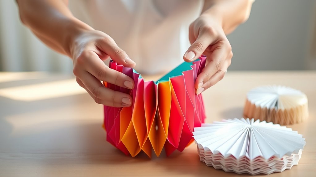 create a simple paper fan