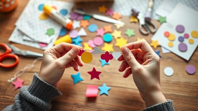 create colorful paper decorations