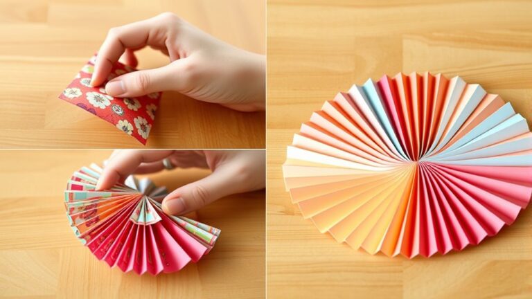 create paper fan easily