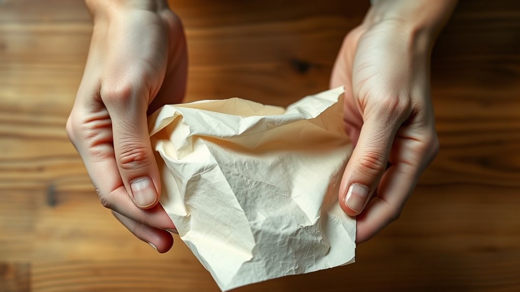 create textured worn paper
