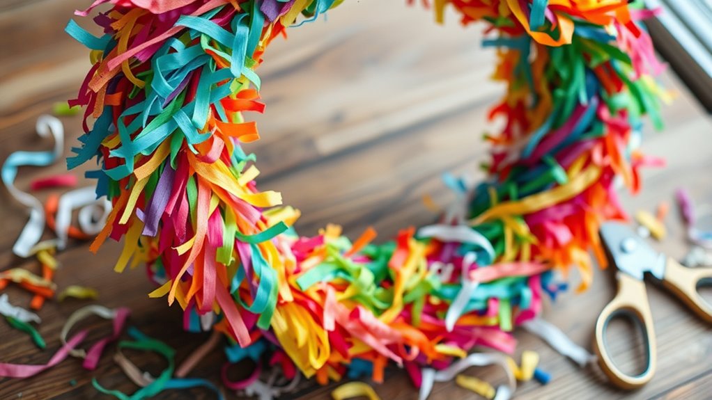 creative shredded paper crafts