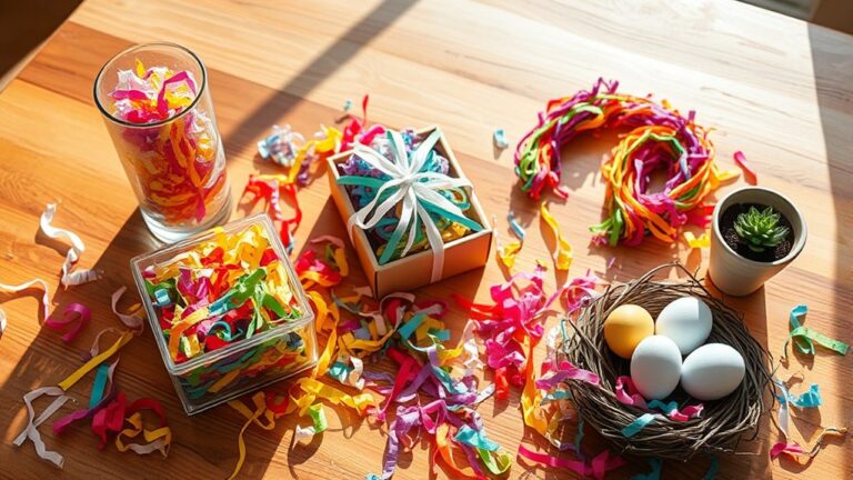 creative shredded paper uses