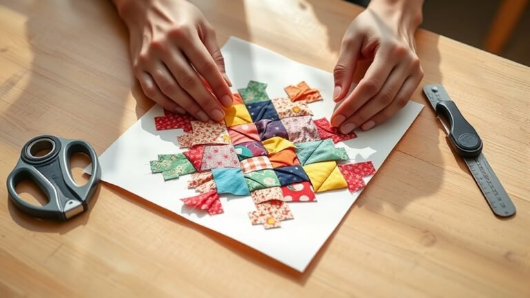 cut align adhere pieces