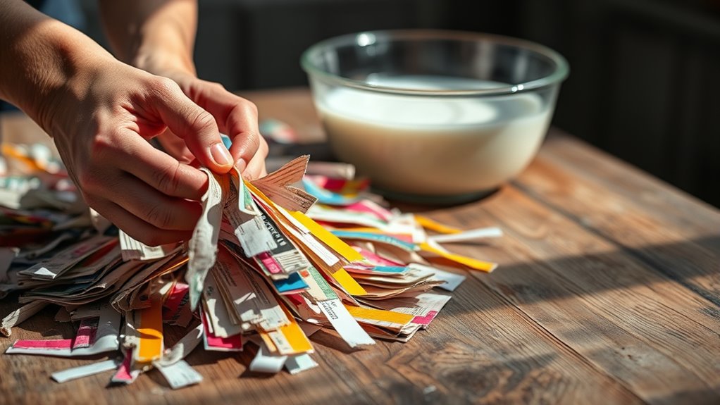 cut paper into strips