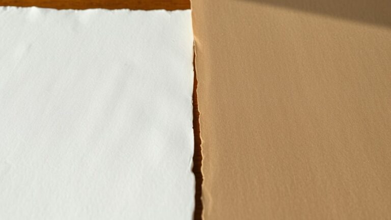 different paper types compared