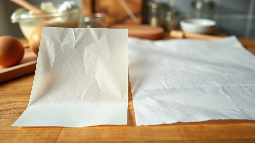 different types of baking paper