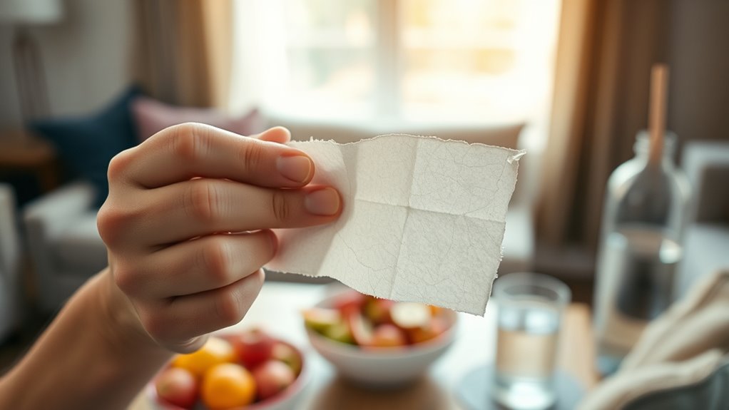 eating paper safety tips