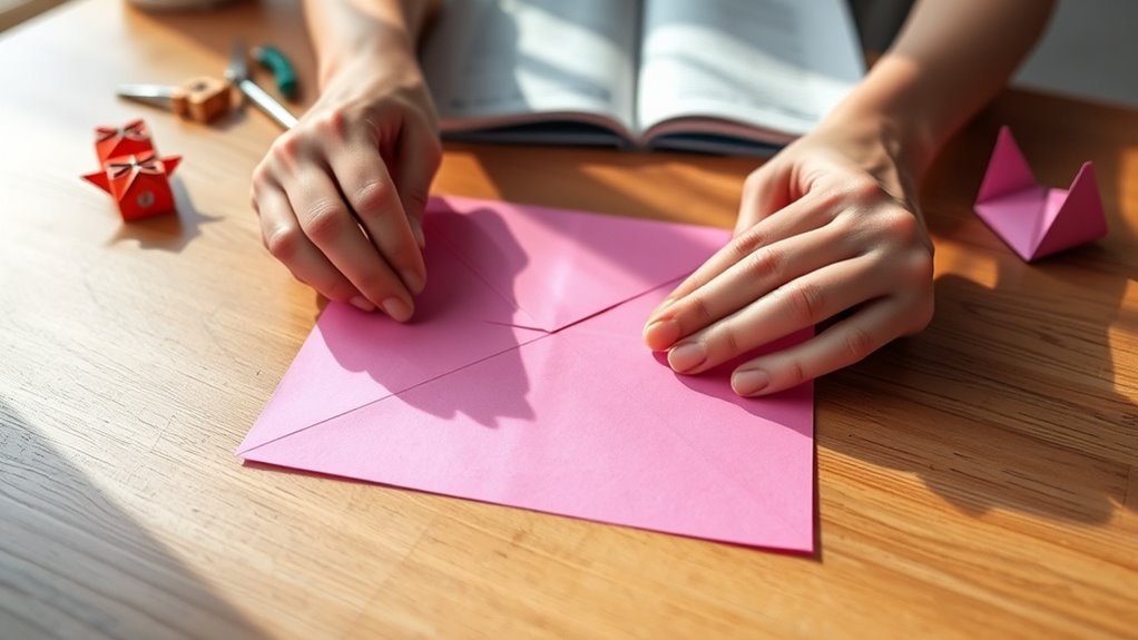 fold crease fold fold