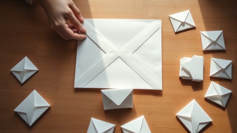 fold paper into envelope