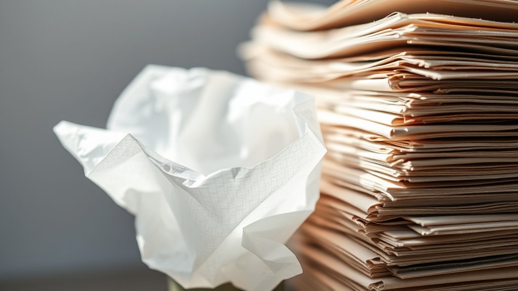 fragile absorbent contaminated short fiber