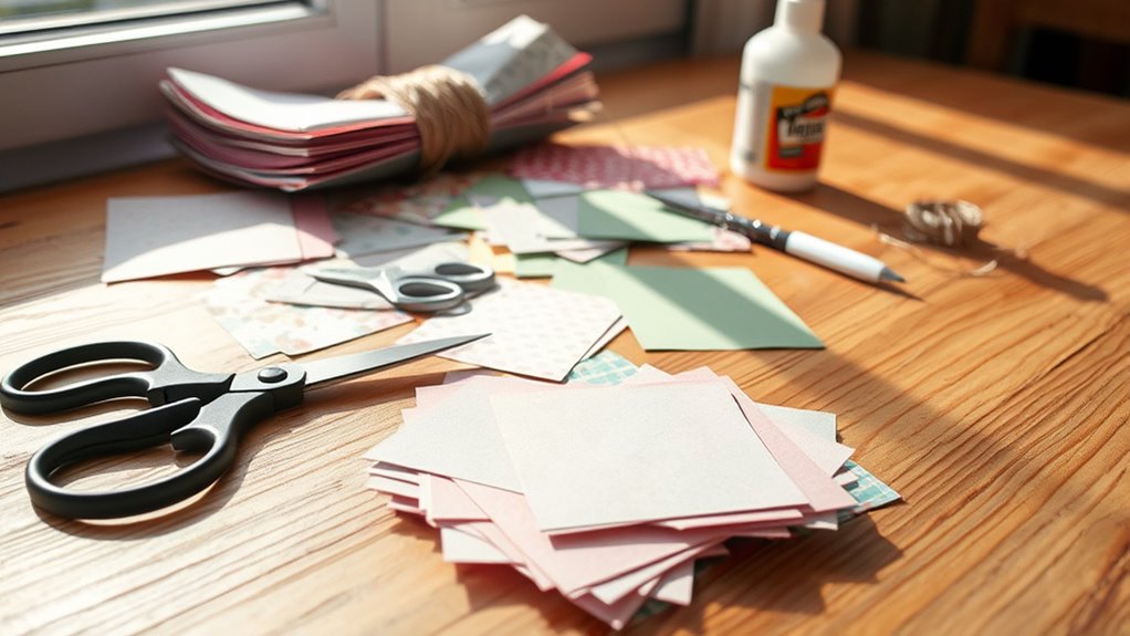 gather materials before crafting