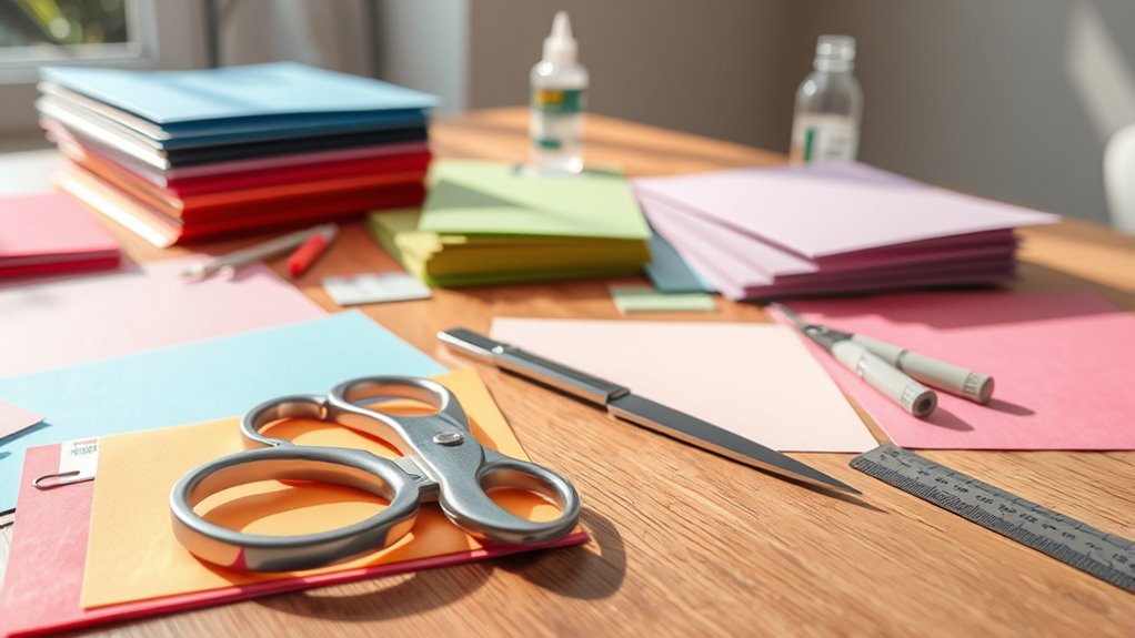 gather materials before starting