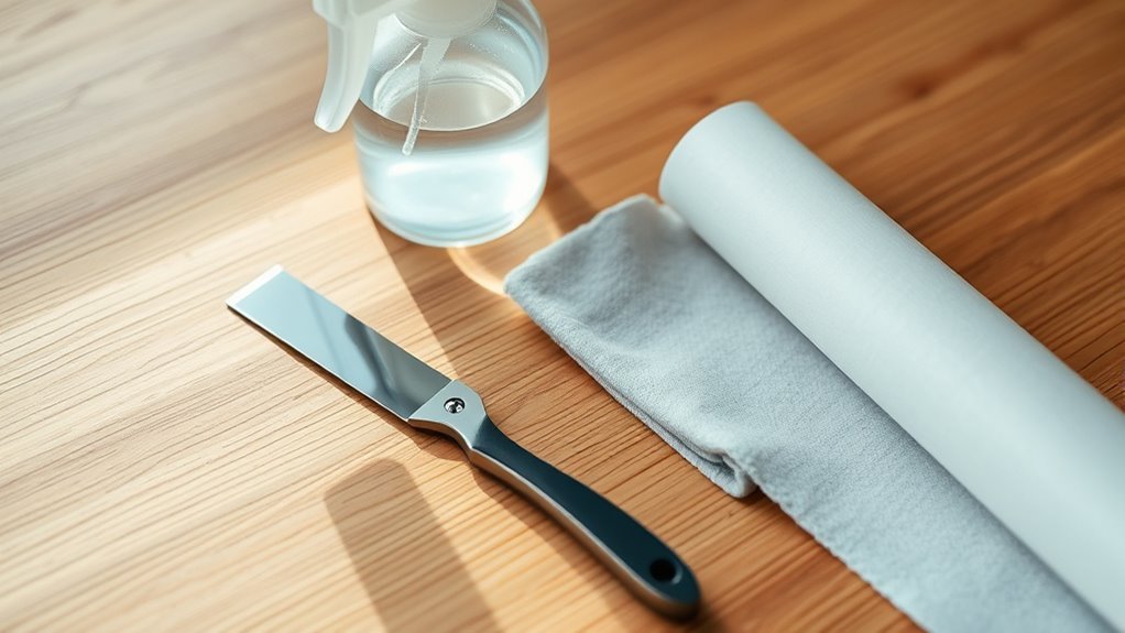 gather tools before removal