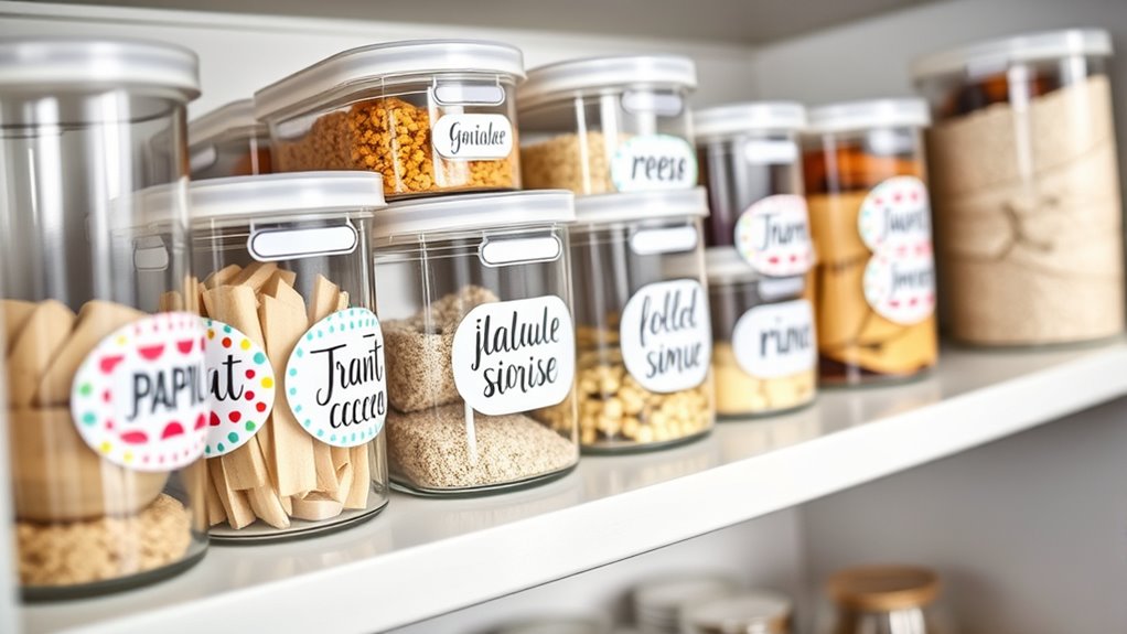 label customize organize update