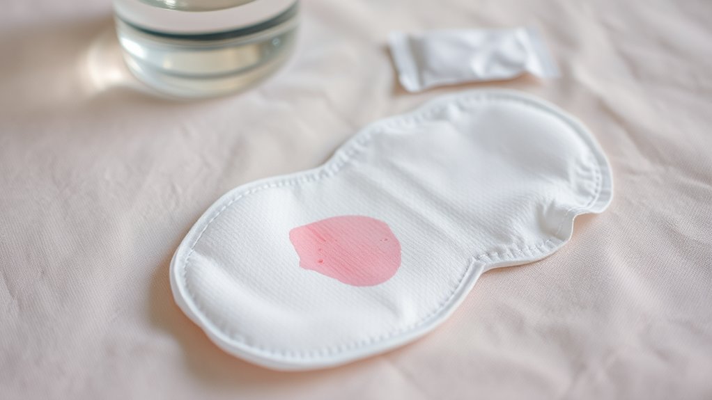 light brief pink bleeding