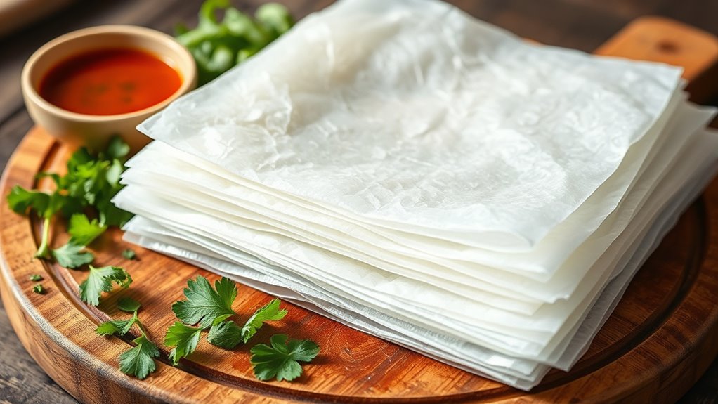 low calorie simple rice wrapper