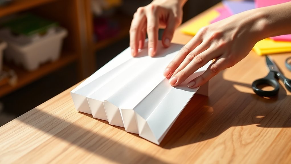 make precise accordion folds