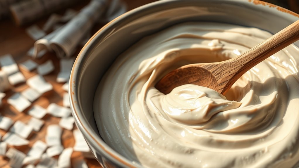 make simple paper mache paste