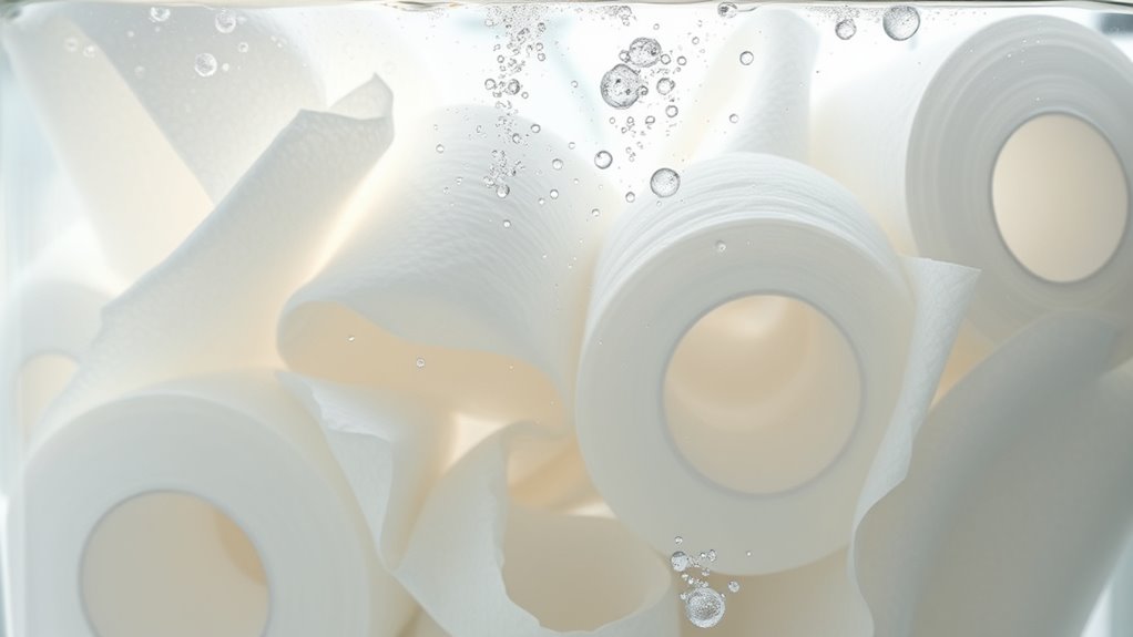 material type and water temperature