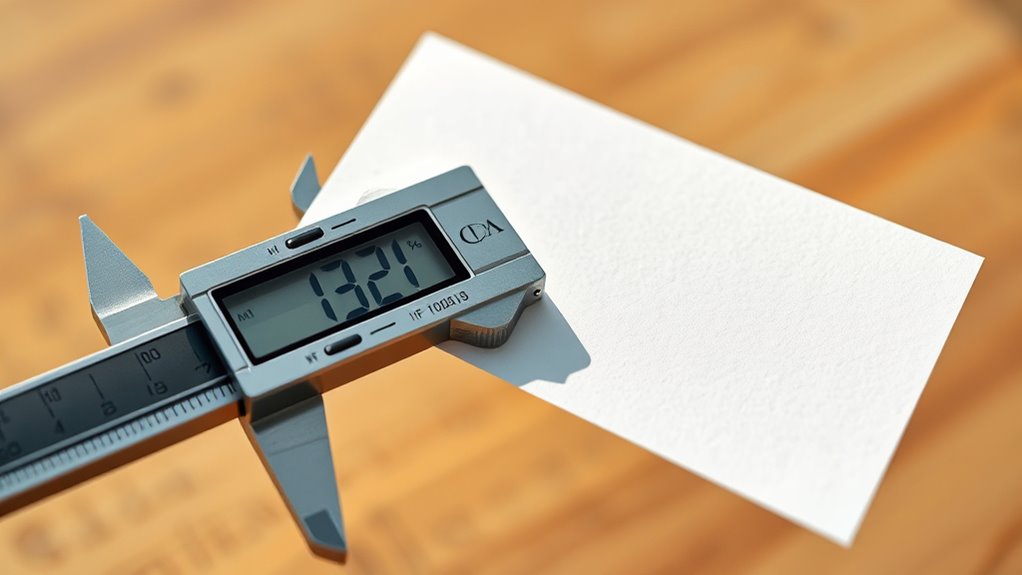 measuring paper thickness tools