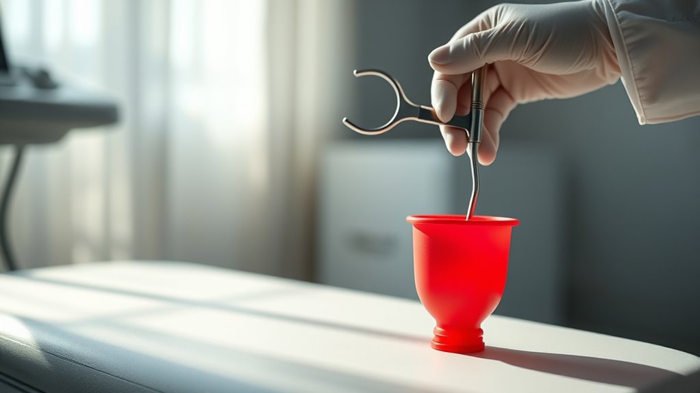 menstrual blood affects results