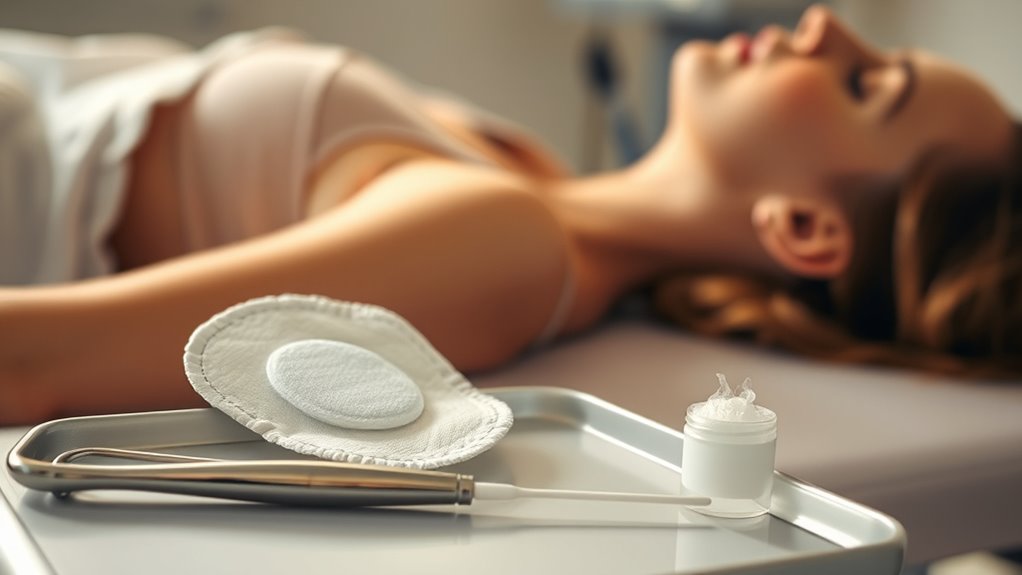 menstrual blood may interfere